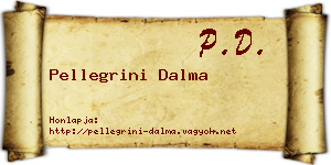 Pellegrini Dalma névjegykártya